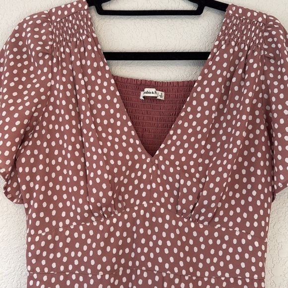Abercrombie Polka Dot Mini Dress - Picture 5 of 8